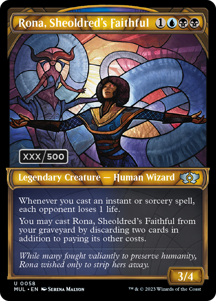Rona, Sheoldred's Faithful (Serialized) [Multiverse Legends] | Devastation Store