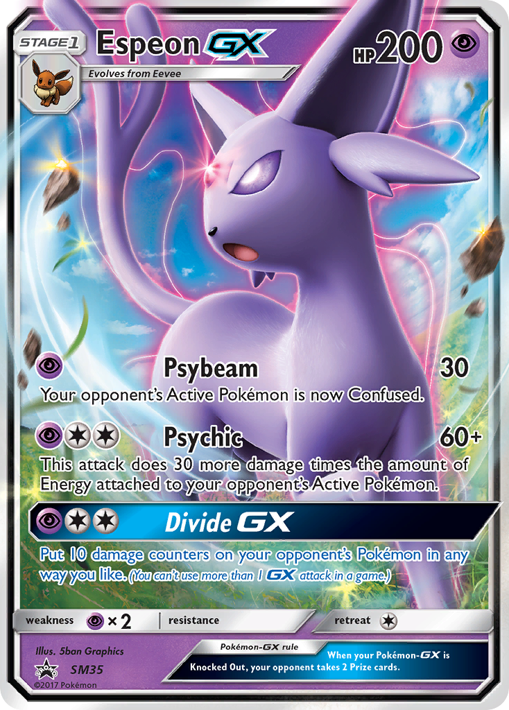 Espeon GX (SM35) [Sun & Moon: Black Star Promos] | Devastation Store