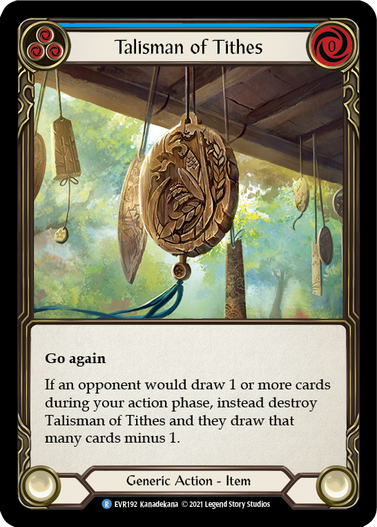 Talisman of Tithes [EVR192] (Everfest)  1st Edition Normal | Devastation Store