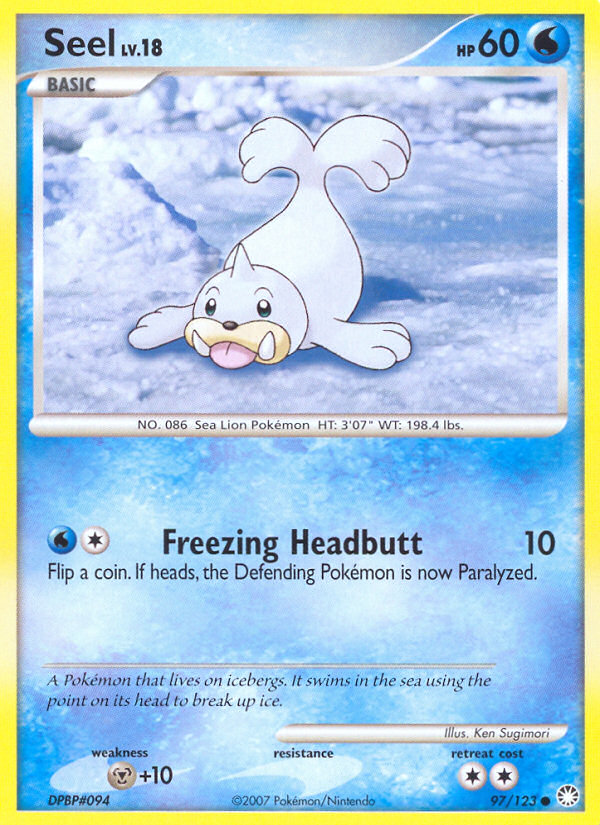 Seel (97/123) [Diamond & Pearl: Mysterious Treasures] | Devastation Store