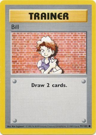 Bill (91/102) [Base Set Shadowless Unlimited] | Devastation Store