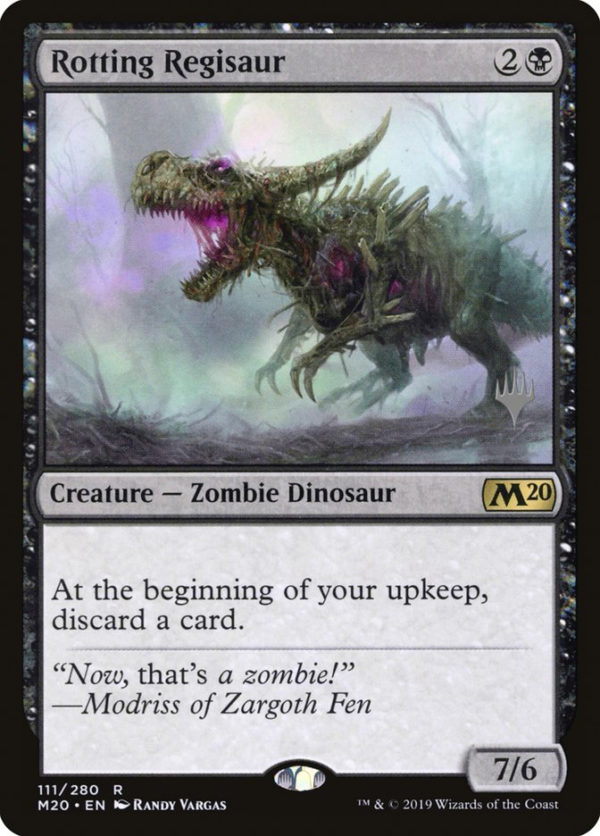 Rotting Regisaur (Promo Pack) [Core Set 2020 Promos] | Devastation Store