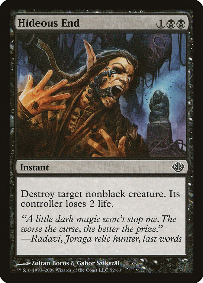 Hideous End [Duel Decks: Garruk vs. Liliana] - Devastation Store | Devastation Store