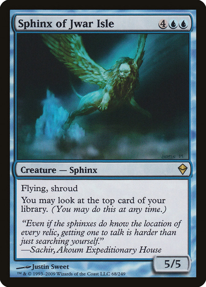Sphinx of Jwar Isle [Zendikar] | Devastation Store