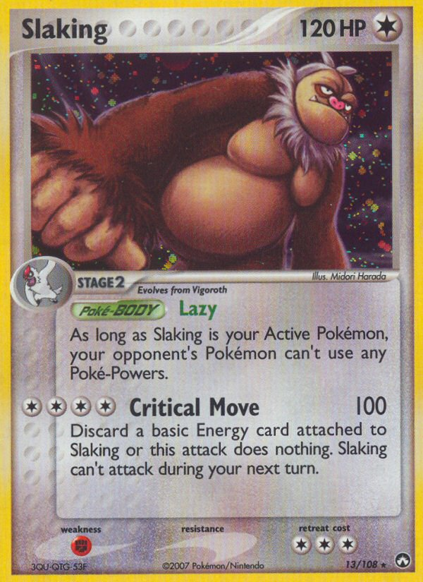 Slaking (13/108) [EX: Power Keepers] | Devastation Store