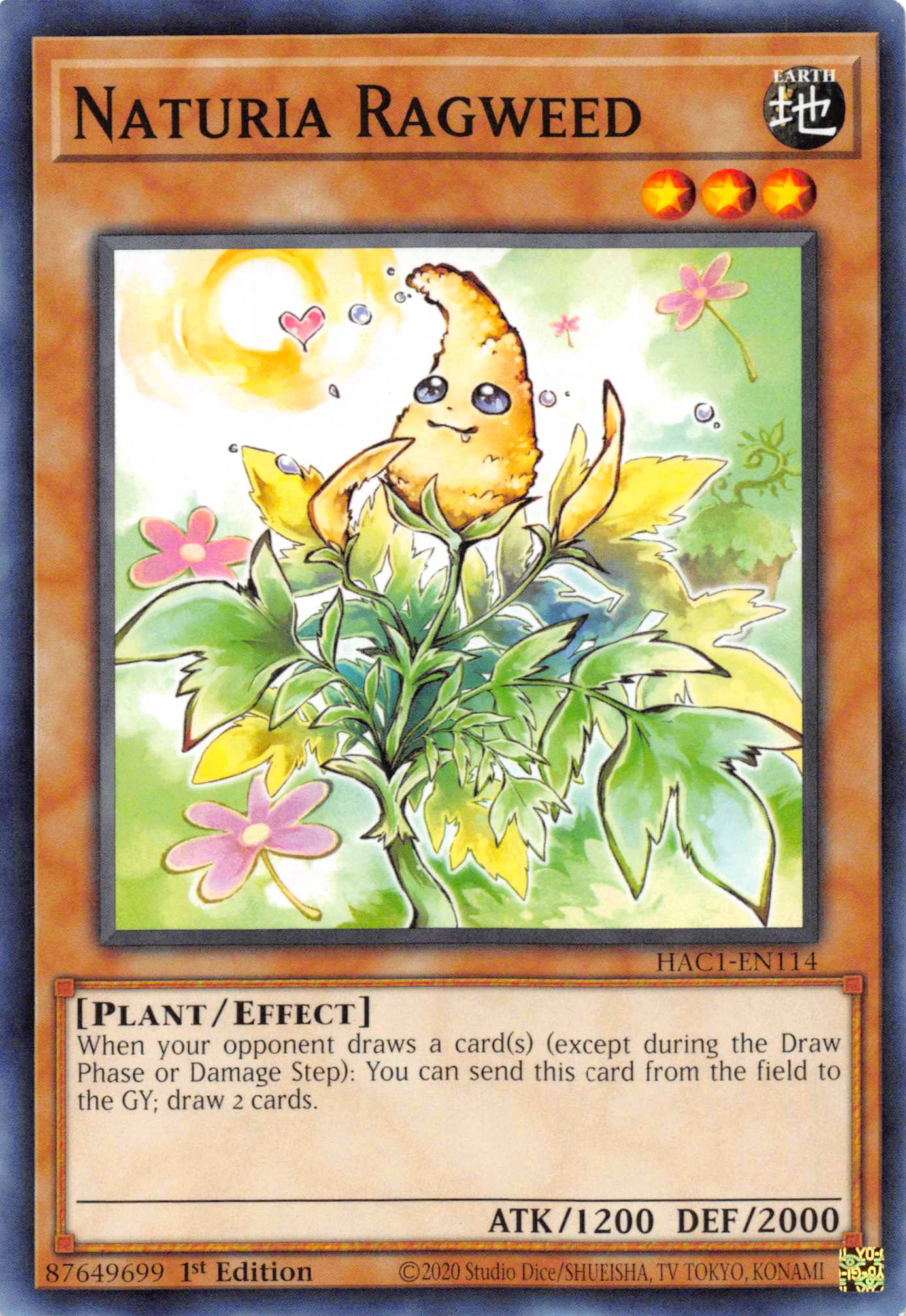 Naturia Ragweed [HAC1-EN114] Common | Devastation Store