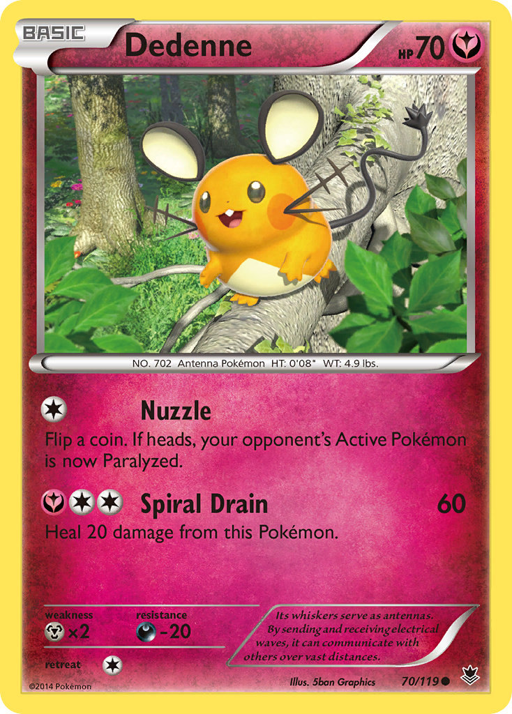 Dedenne (70/119) [XY: Phantom Forces] | Devastation Store