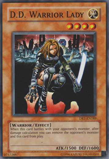 D.D. Warrior Lady [DR1-EN189] Super Rare | Devastation Store