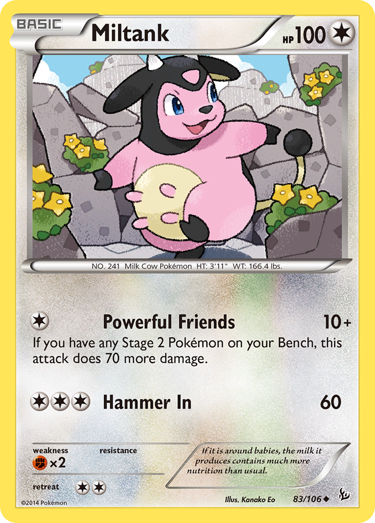 Miltank (83/106) [XY: Flashfire] | Devastation Store