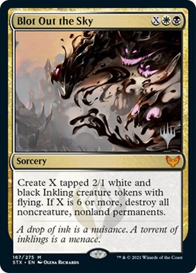 Blot Out the Sky (Promo Pack) [Strixhaven: School of Mages Promos] | Devastation Store