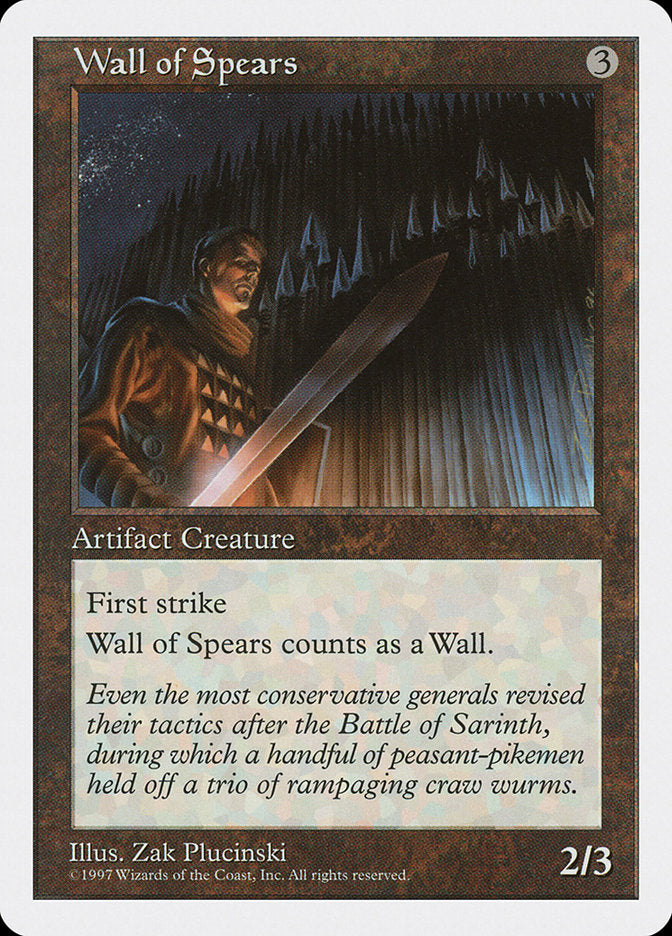 Wall of Spears [Fifth Edition] - Devastation Store | Devastation Store