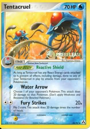 Tentacruel (45/92) (Prerelease Promo) [Nintendo: Black Star Promos] | Devastation Store