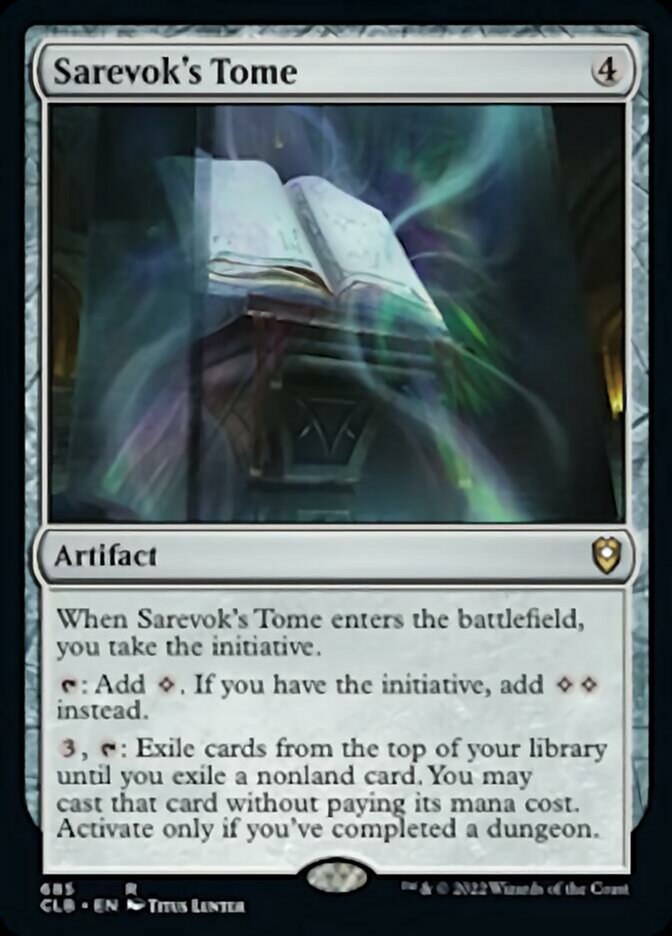 Sarevok's Tome [Commander Legends: Battle for Baldur's Gate] | Devastation Store