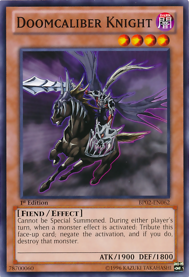 Doomcaliber Knight [BP02-EN062] Mosaic Rare | Devastation Store