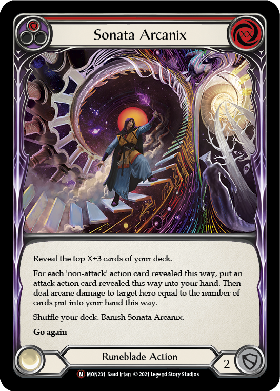 Sonata Arcanix (Rainbow Foil) [U-MON231-RF] Unlimited Edition Rainbow Foil | Devastation Store