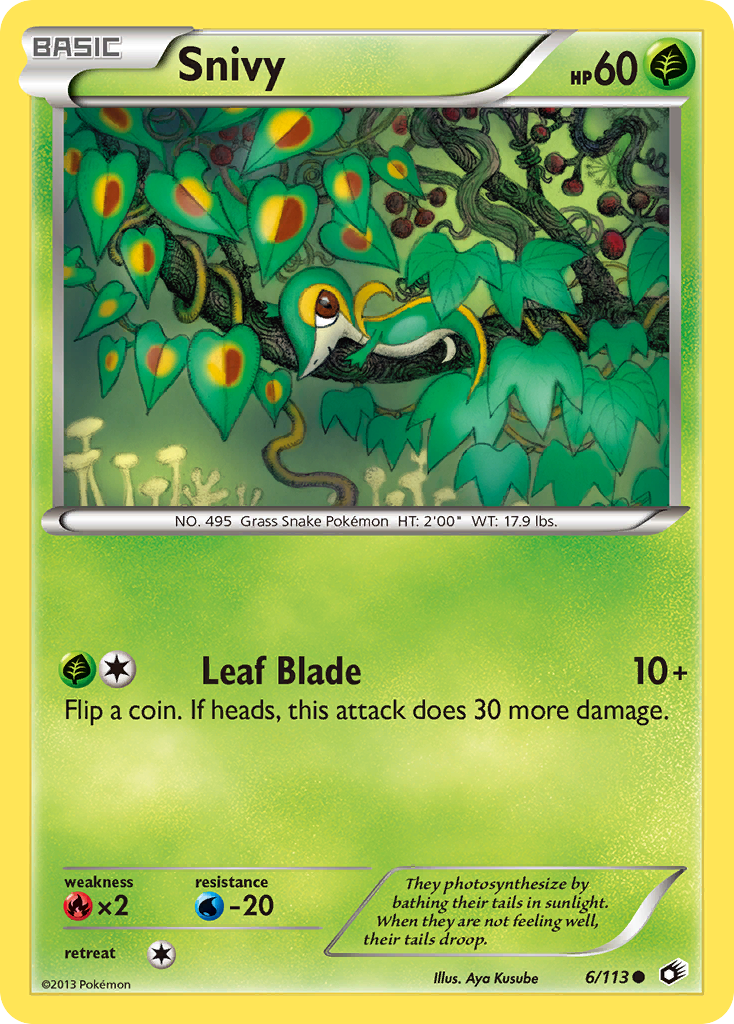 Snivy (6/113) [Black & White: Legendary Treasures] | Devastation Store