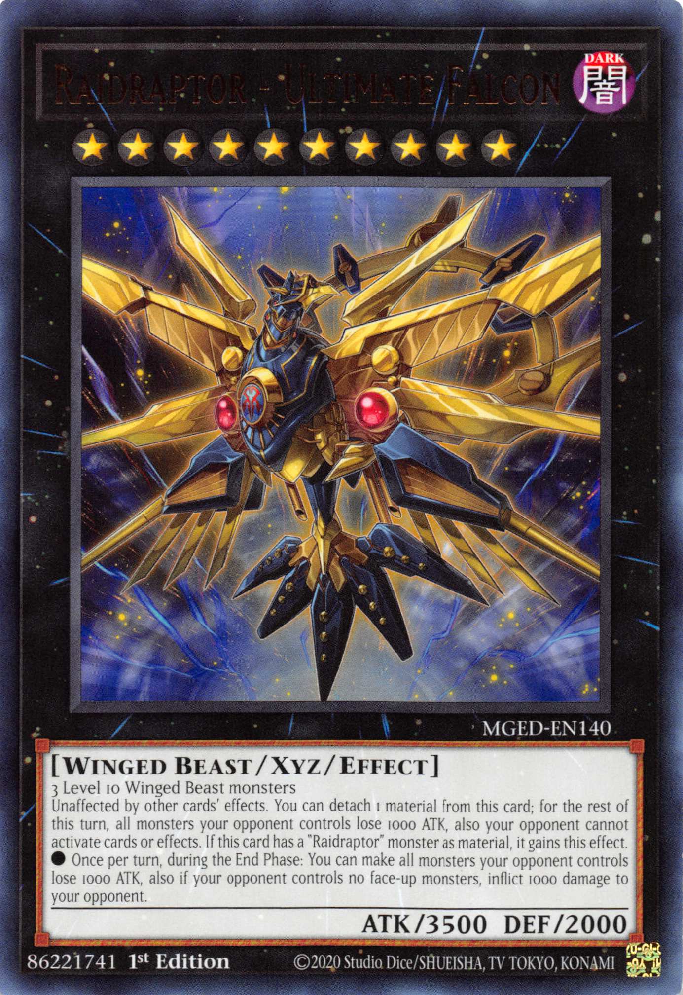 Raidraptor - Ultimate Falcon [MGED-EN140] Rare | Devastation Store