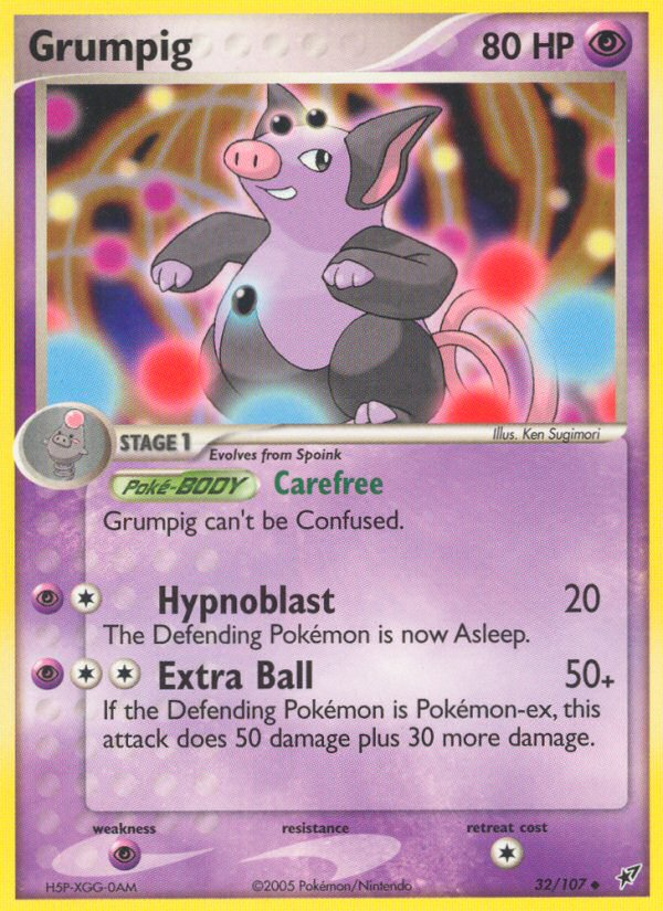 Grumpig (32/107) [EX: Deoxys] | Devastation Store