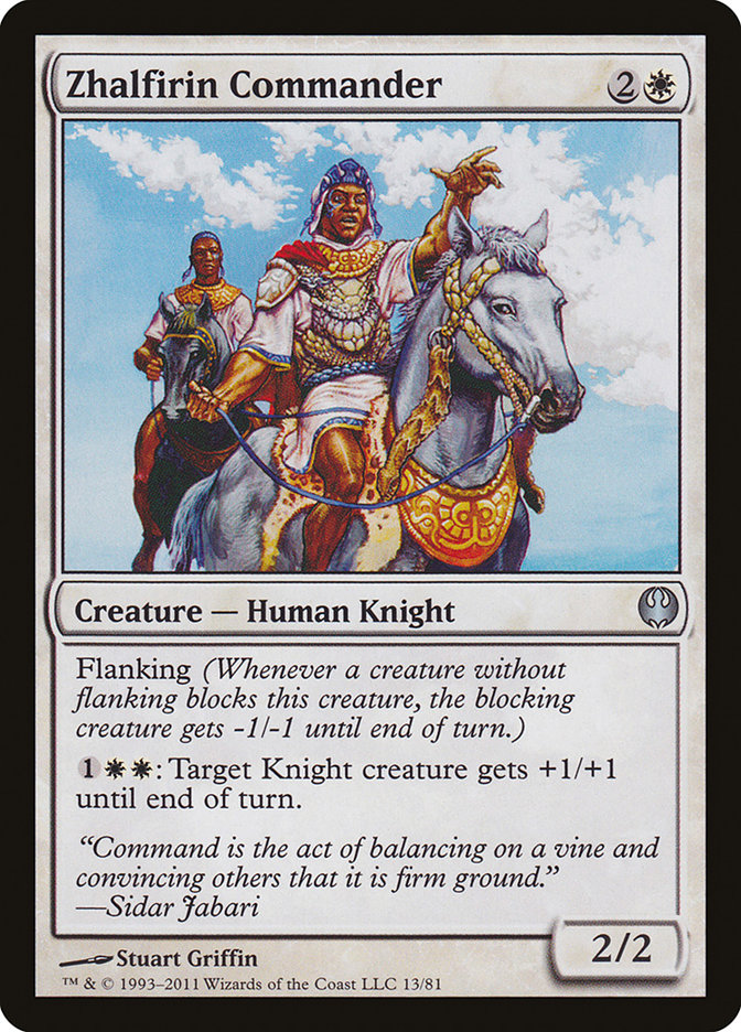 Zhalfirin Commander [Duel Decks: Knights vs. Dragons] | Devastation Store