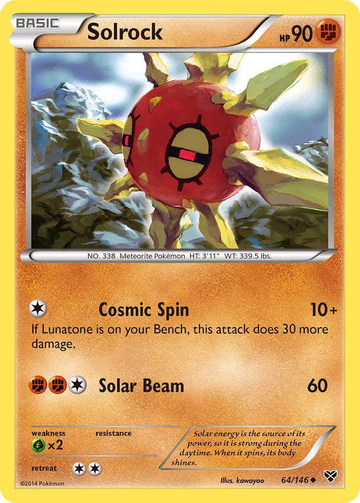 Solrock (64/146) [XY: Base Set] | Devastation Store