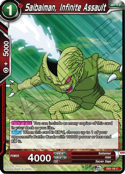 Saibaiman, Infinite Assault (EB1-006) [Battle Evolution Booster] | Devastation Store