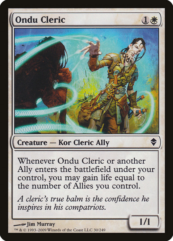 Ondu Cleric [Zendikar] | Devastation Store