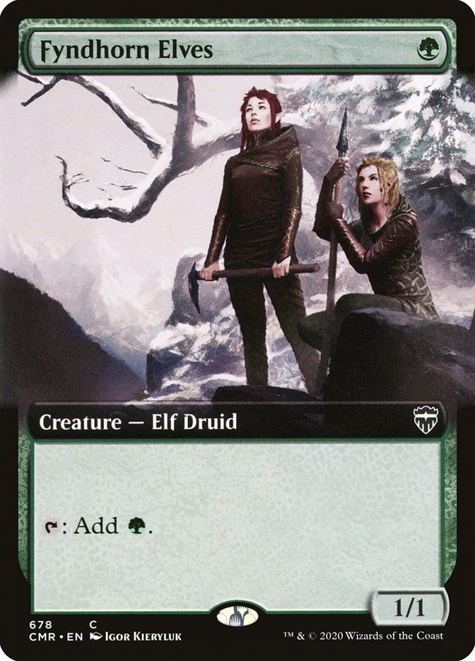 Fyndhorn Elves (Extended) [Commander Legends] | Devastation Store