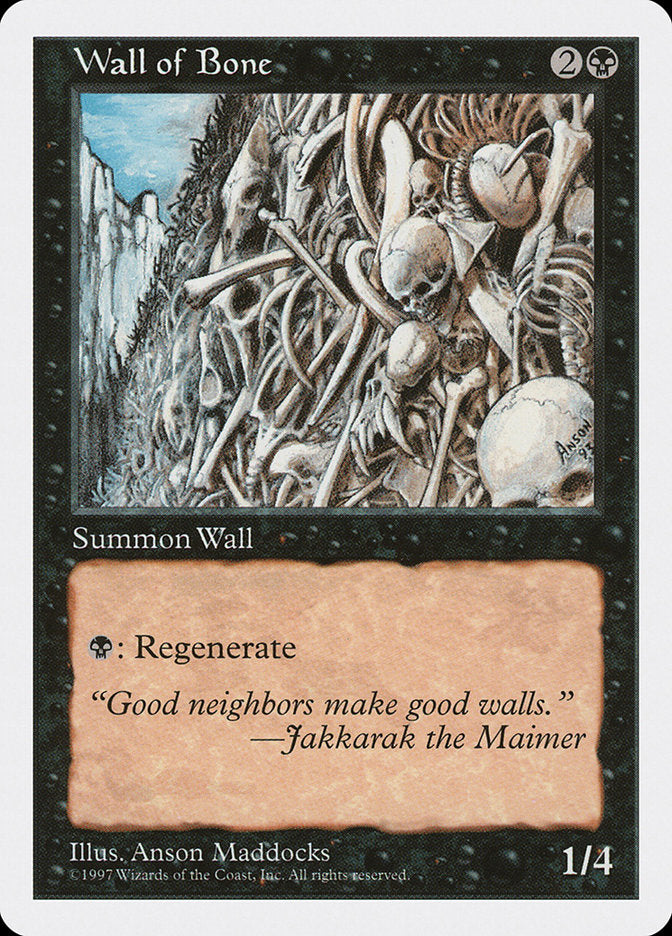 Wall of Bone [Fifth Edition] | Devastation Store