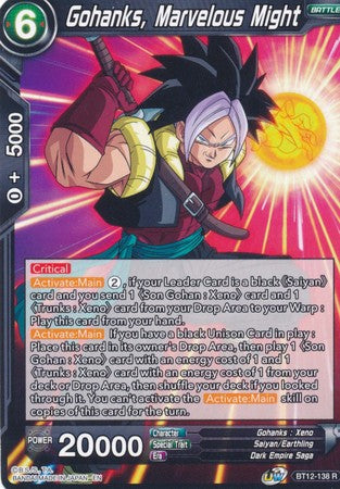 Gohanks, Marvelous Might [BT12-138] | Devastation Store
