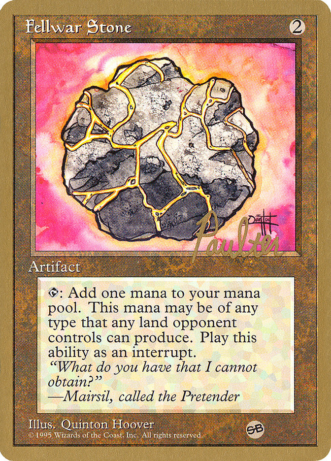Fellwar Stone (Preston Poulter) (SB) [Pro Tour Collector Set] | Devastation Store