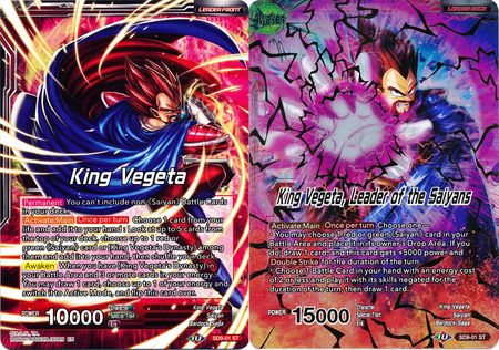 King Vegeta // King Vegeta, Leader of the Saiyans [SD9-01] | Devastation Store