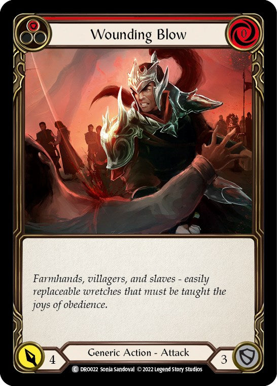 Wounding Blow [DRO022] (Uprising Dromai Blitz Deck) | Devastation Store