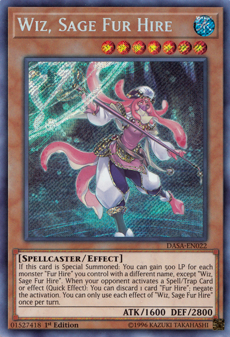 Wiz, Sage Fur Hire [DASA-EN022] Secret Rare | Devastation Store