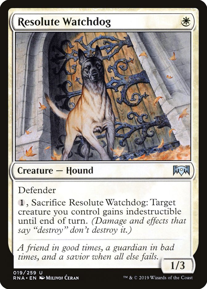 Resolute Watchdog [Ravnica Allegiance] | Devastation Store