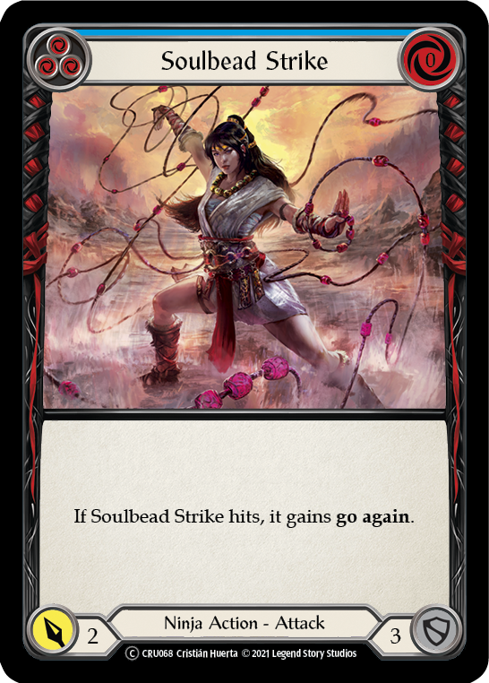 Torrent of Tempo (Blue) (Rainbow Foil) [CRU068-RF] Unlimited Rainbow Foil | Devastation Store