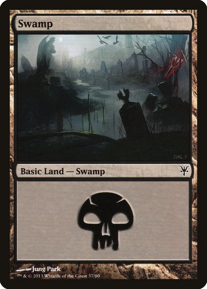 Swamp (37) [Duel Decks: Sorin vs. Tibalt] - Devastation Store | Devastation Store