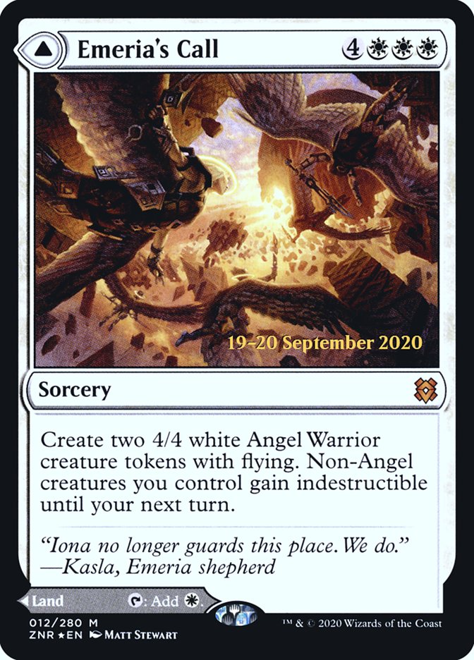 Emeria's Call // Emeria, Shattered Skyclave [Zendikar Rising Prerelease Promos] | Devastation Store