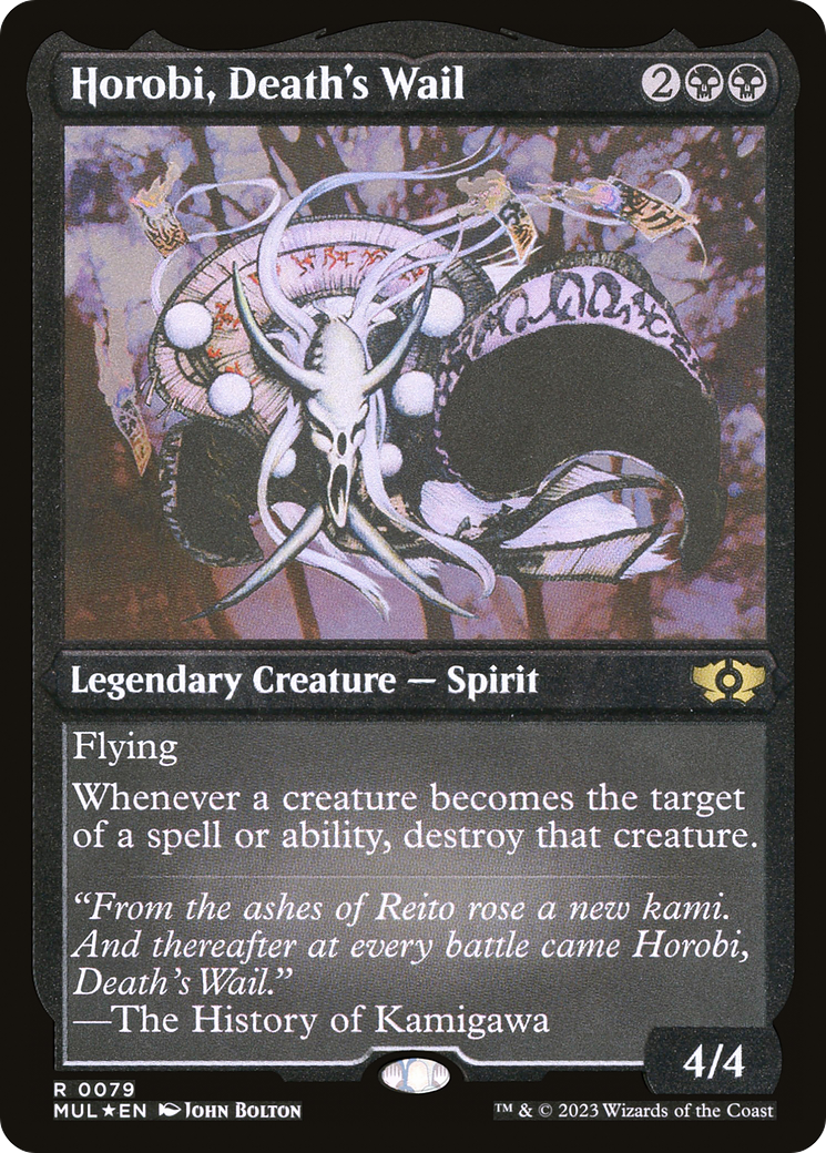 Horobi, Death's Wail (Foil Etched) [Multiverse Legends] | Devastation Store