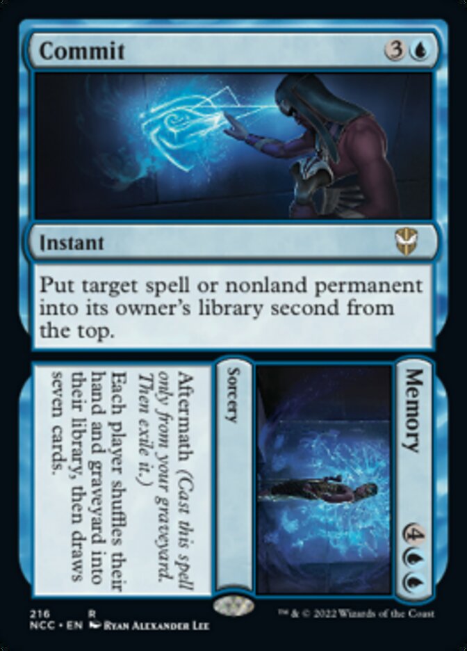 Commit // Memory [Streets of New Capenna Commander] | Devastation Store
