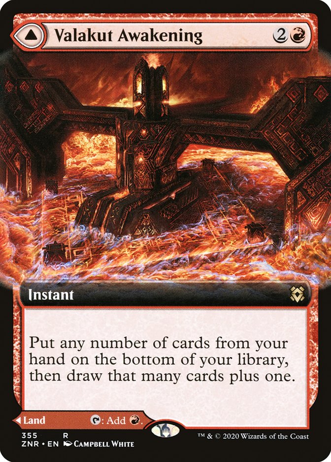Valakut Awakening // Valakut Stoneforge (Extended) [Zendikar Rising] | Devastation Store