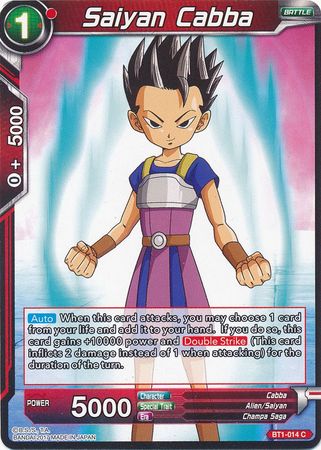 Saiyan Cabba [BT1-014] | Devastation Store