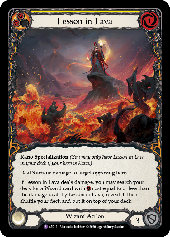 Lesson in Lava [ARC121] Unlimited Edition Normal - Devastation Store | Devastation Store