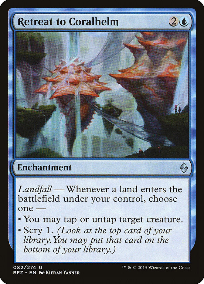 Retreat to Coralhelm [Battle for Zendikar] - Devastation Store | Devastation Store