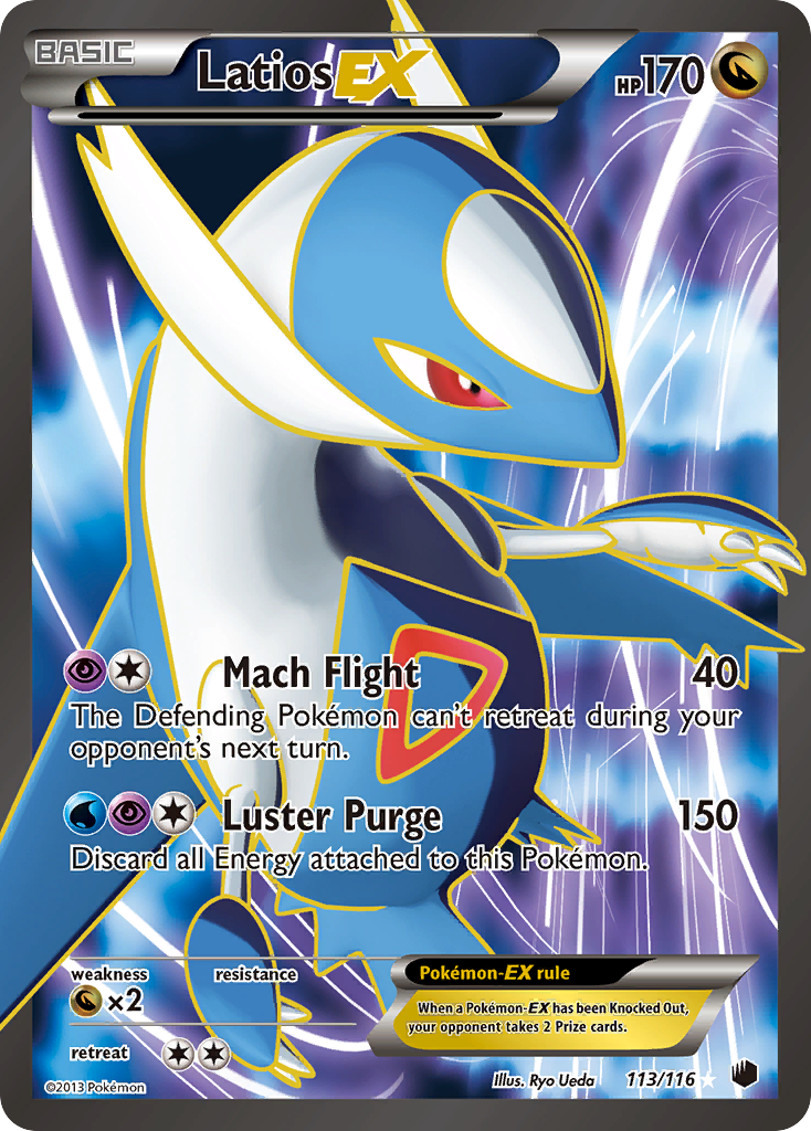 Latios EX (113/116) [Black & White: Plasma Freeze] | Devastation Store