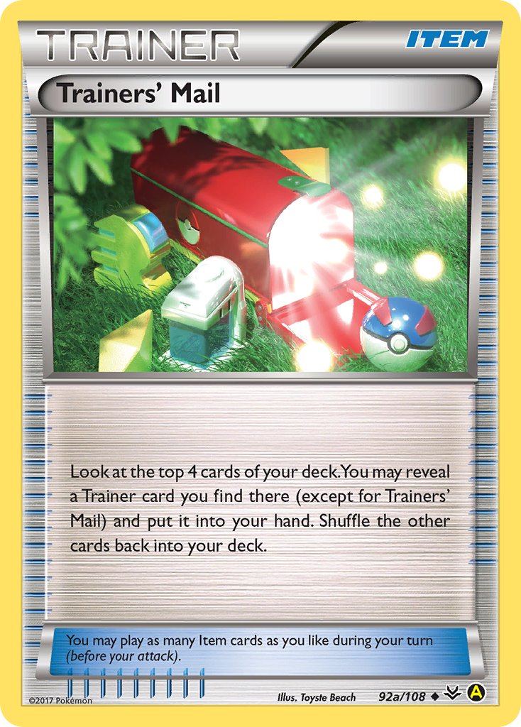 Trainers Mail (92a/108) [Alternate Art Promos] | Devastation Store