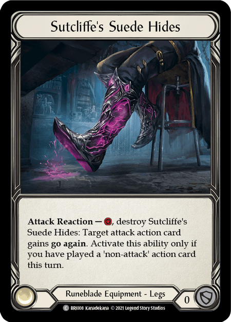 Sutcliffe's Suede Hides [BRI008] (Tales of Aria Briar Blitz Deck)  1st Edition Normal | Devastation Store