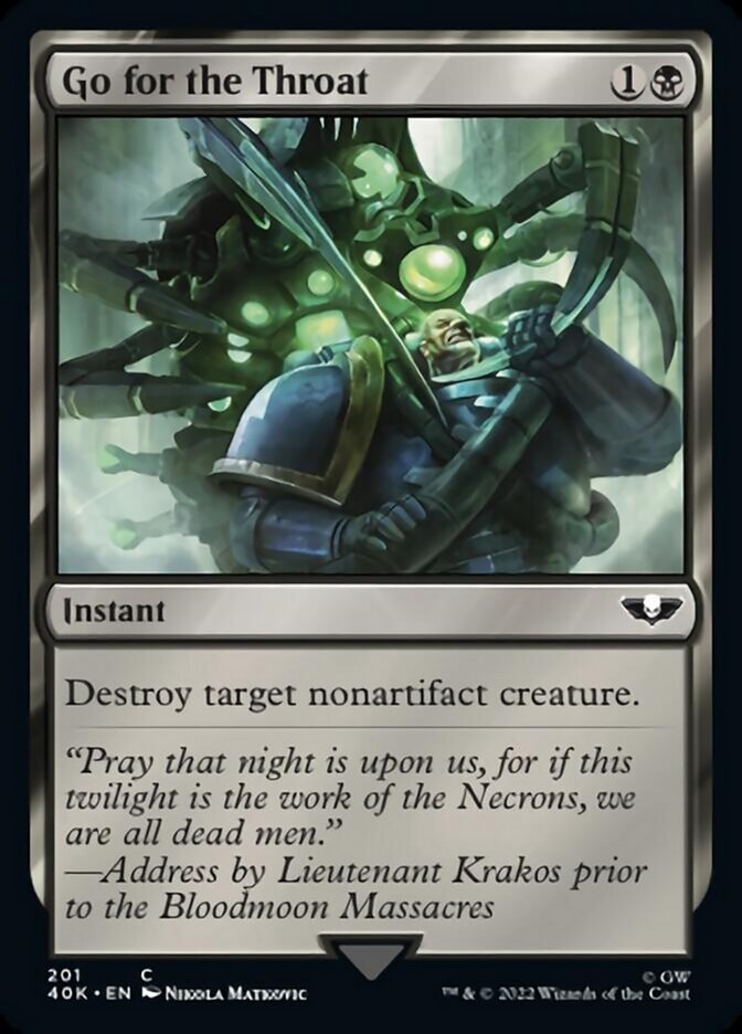 Go for the Throat [Universes Beyond: Warhammer 40,000] | Devastation Store