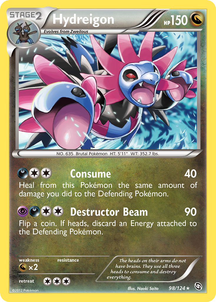 Hydreigon (98/124) [Black & White: Dragons Exalted] | Devastation Store
