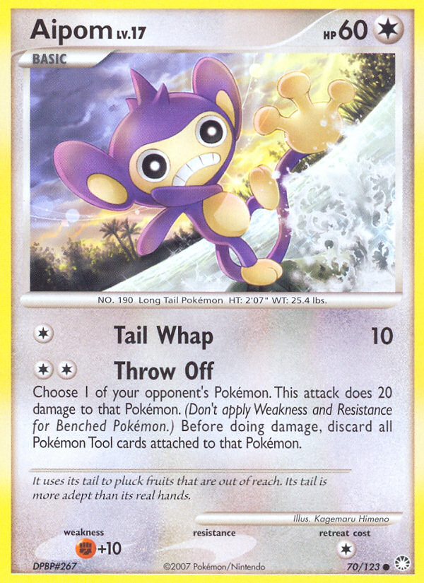 Aipom (70/123) [Diamond & Pearl: Mysterious Treasures] | Devastation Store