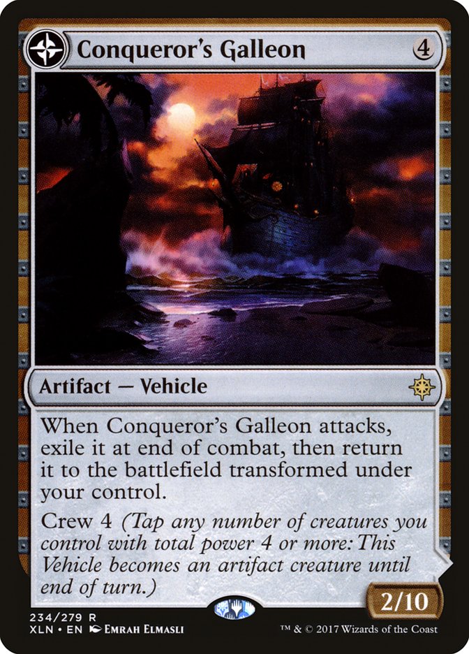 Conqueror's Galleon // Conqueror's Foothold [Ixalan] - Devastation Store | Devastation Store